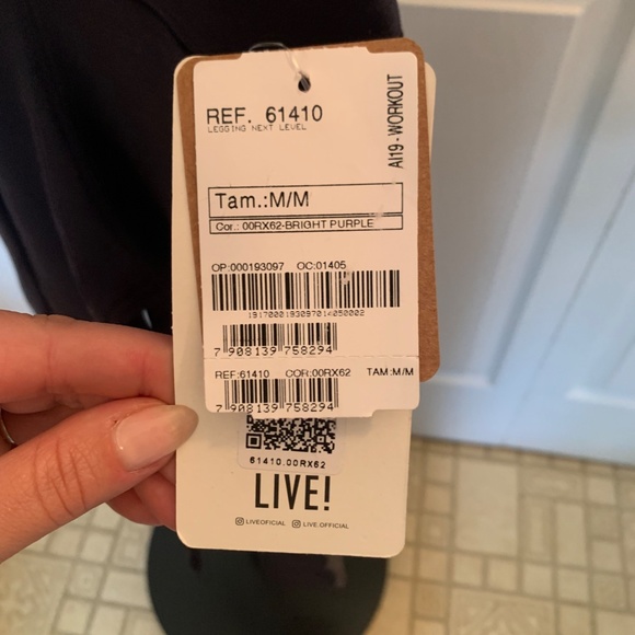 Exercise set! Live! Tecno Leggings and Roxo Top Sports bra set Medium UPF 50 - Picture 8 of 10